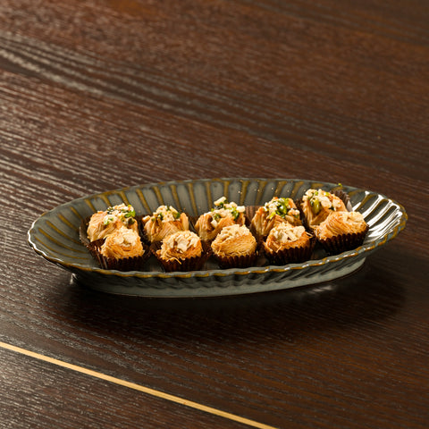 Slate Chic Oval Plate